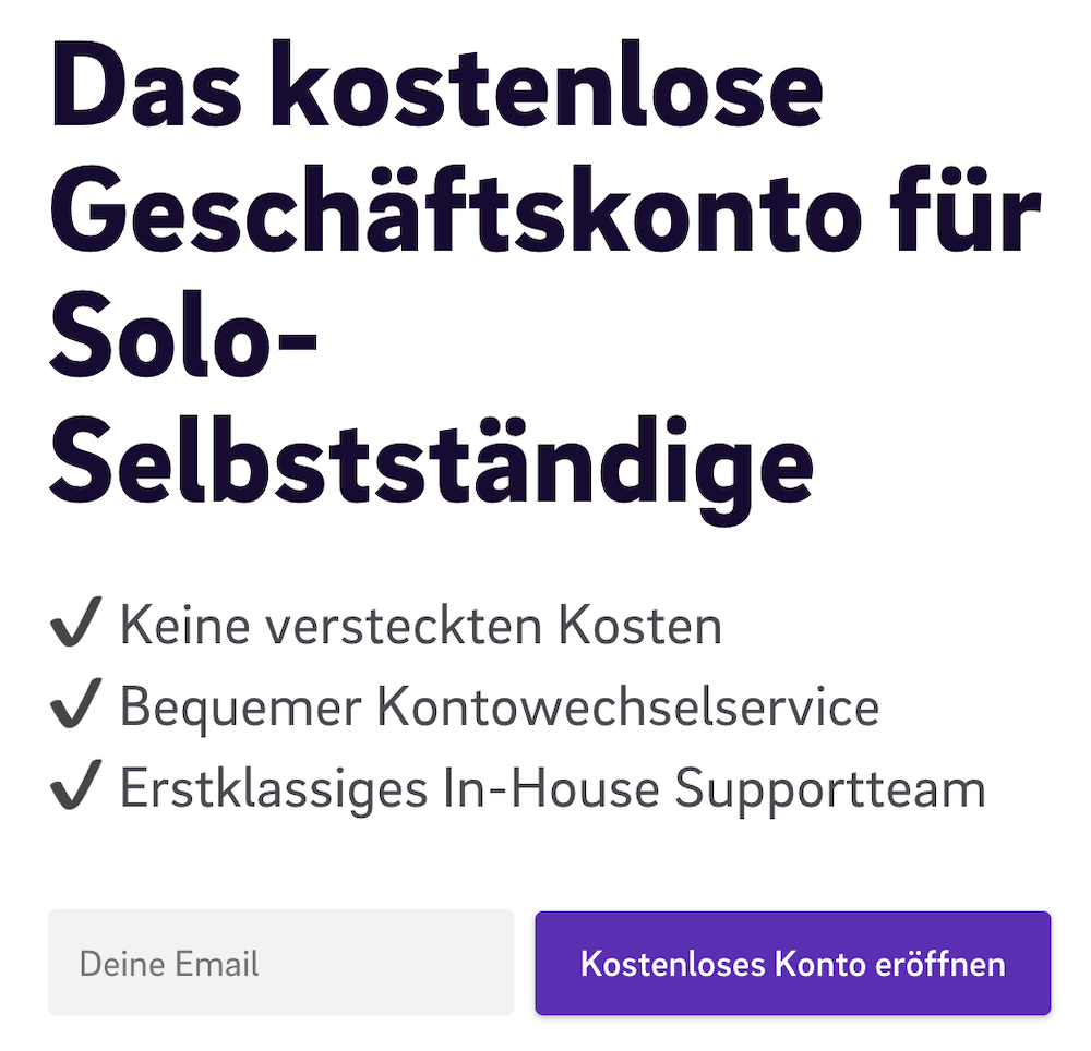 Kontist Businesskonto eröffnen