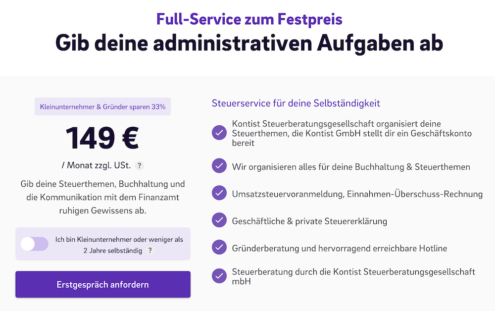 Full-Service zum Festpreis