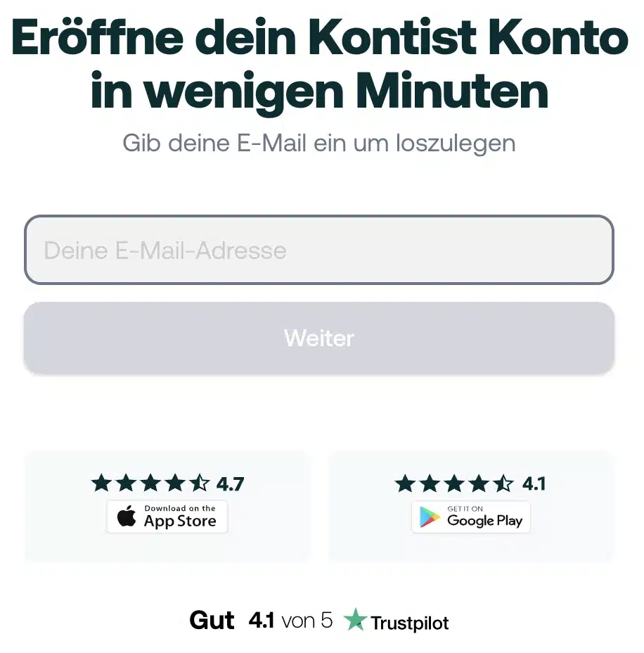 Kontoeröffnung bei Konto